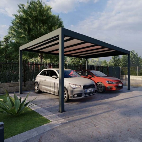 Carport toile tendue sur-mesure