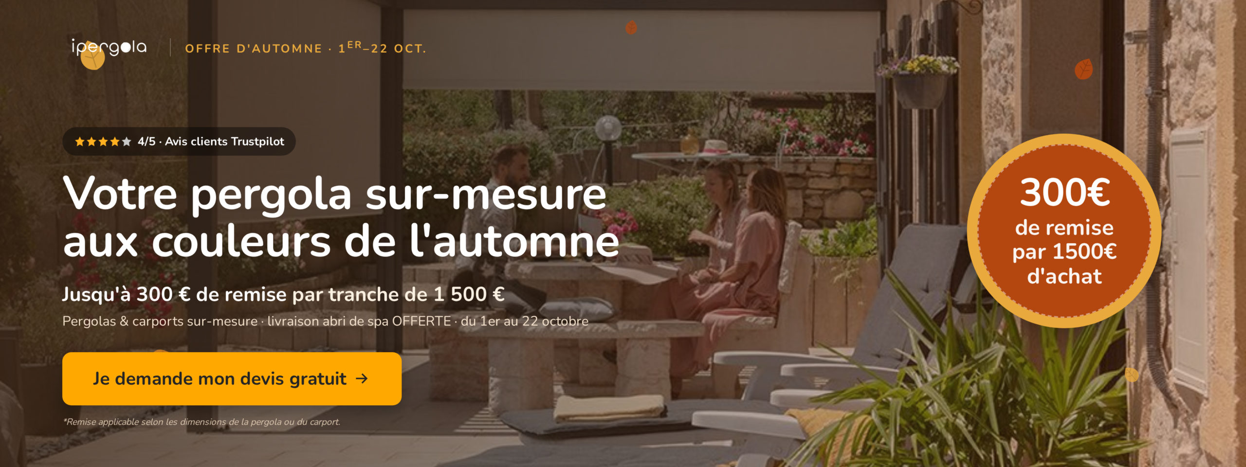 Slider Octobre — Automne (desktop 1920x720)