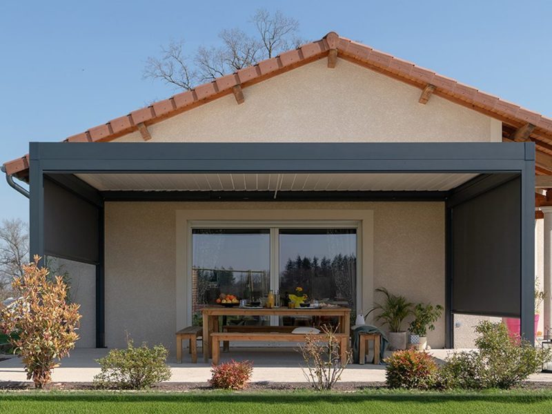 Pergola bioclimatique adossée iPergola
